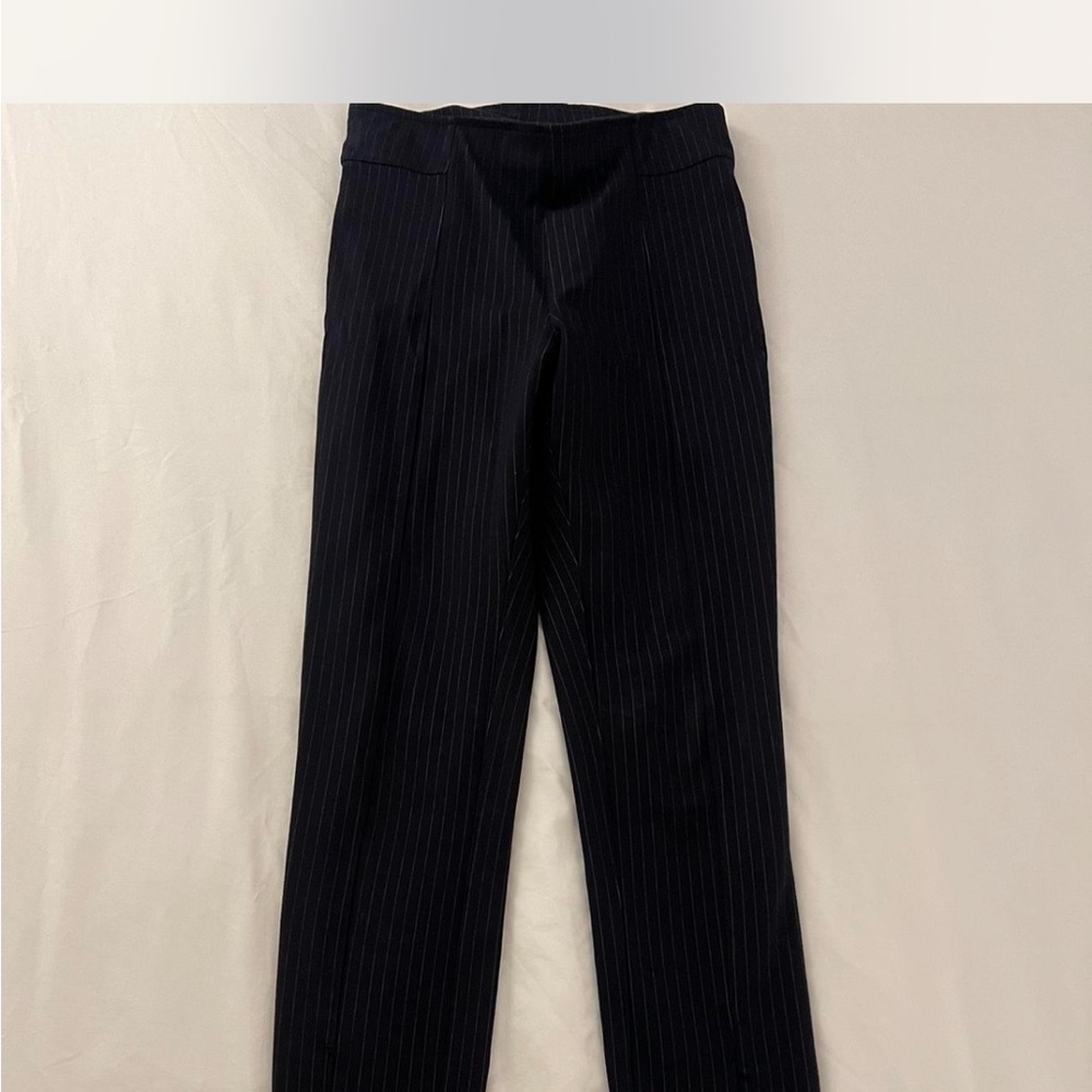 Black Pinstripe Pants